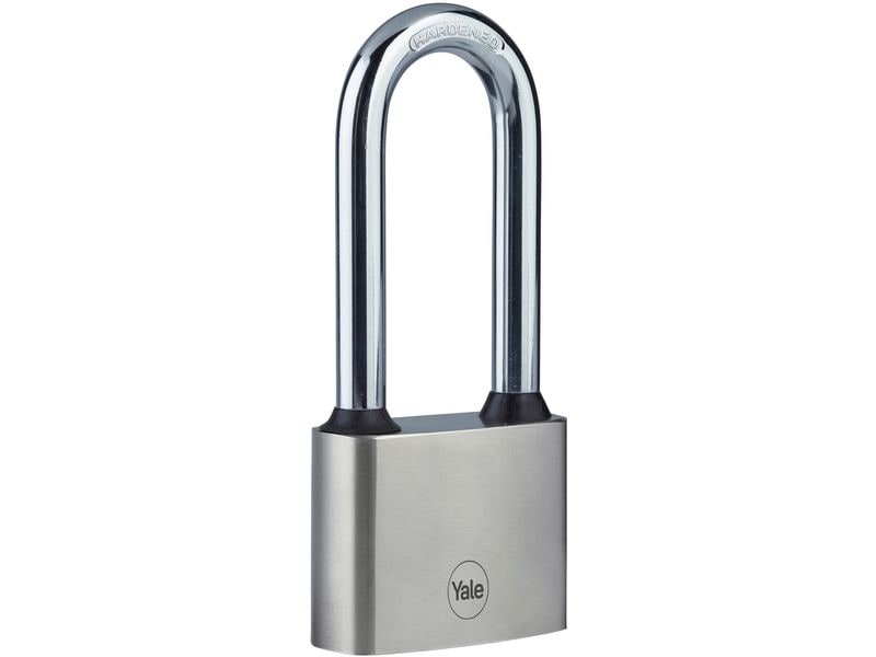 Yale | Vorhängeschloss Eisen Y112 | vernickelt 50/65