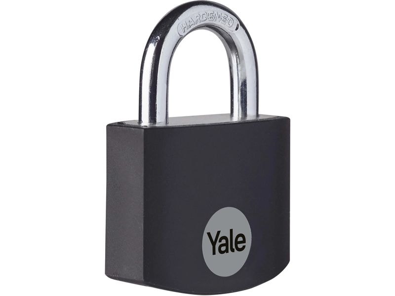 Yale | Vorhängeschloss Aluminium YE3B | schwarz 25/12
