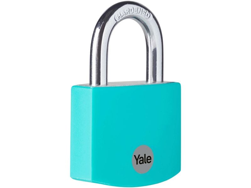 Yale | Vorhängeschloss Aluminium YE3B | türkis 38/19