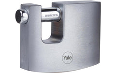 Yale | Block-Vorhängeschloss Y124B verchromt | 70/15