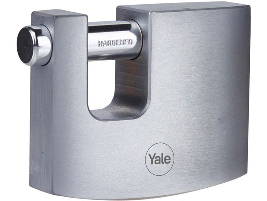 Yale | Block-Vorhängeschloss Y124B verchromt | 70/15