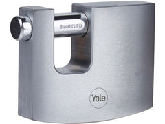 Yale | Block-Vorhängeschloss Y124B verchromt | 70/15