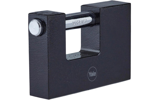 Yale | Block-Vorhängeschloss Eisen Y113BL | schwarz 90/19