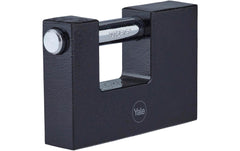 Yale | Block-Vorhängeschloss Eisen Y113BL | schwarz 90/19
