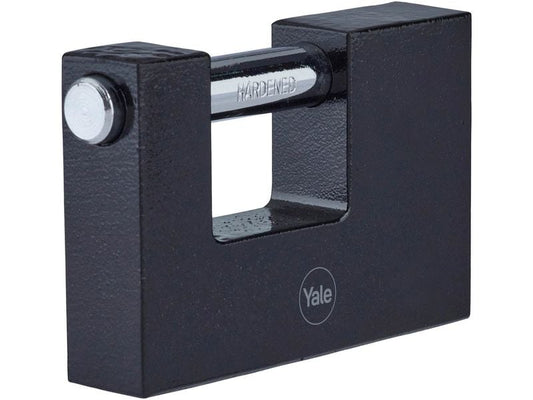 Yale | Block-Vorhängeschloss Eisen Y113BL | schwarz 90/19