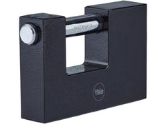 Yale | Block-Vorhängeschloss Eisen Y113BL | schwarz 90/19