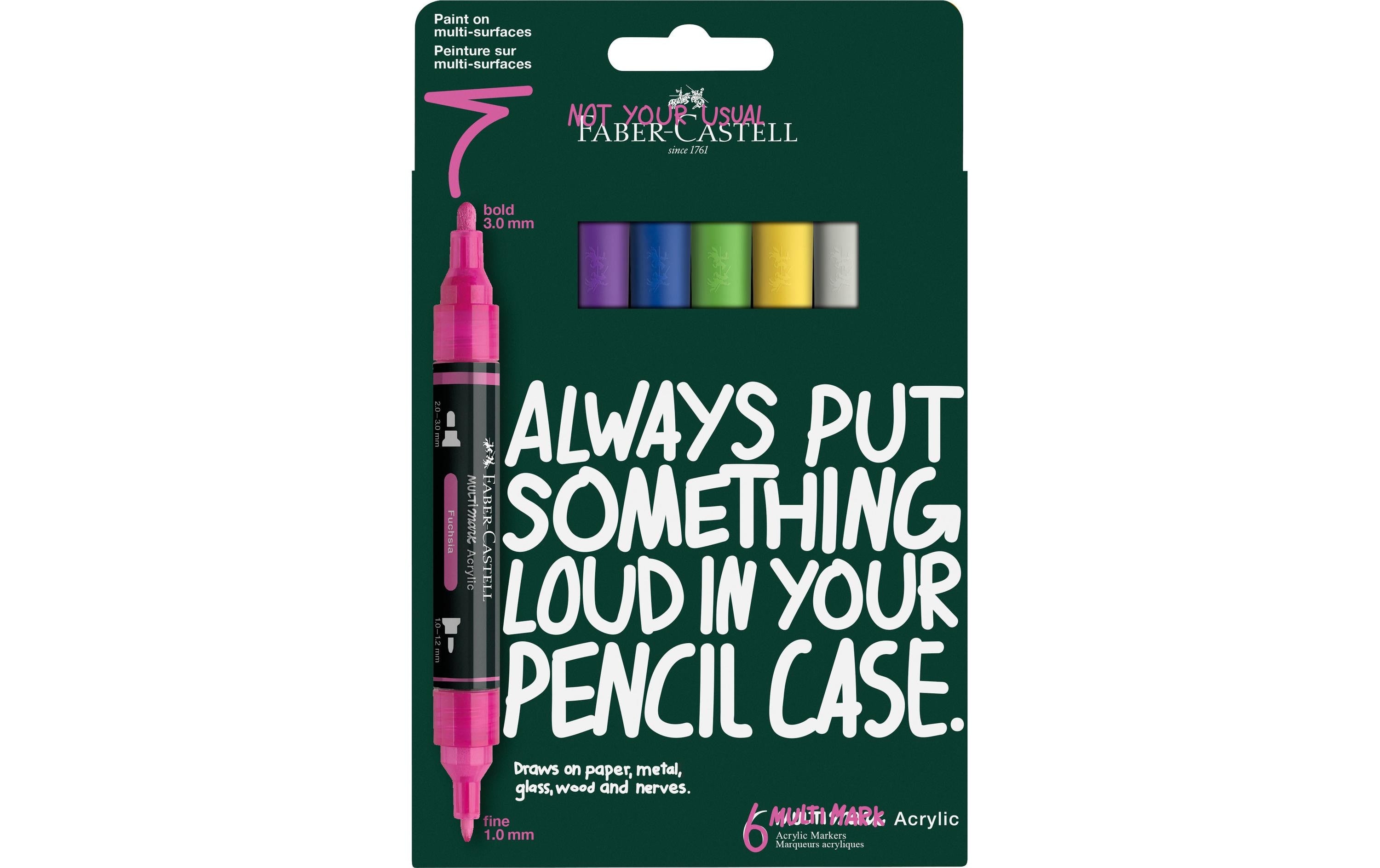 Faber-Castell Acrylic Marker Multimark Set