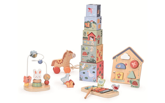 Spielba Holzspielwaren | Spielba Stapelturm, Spiel- und Lernbox