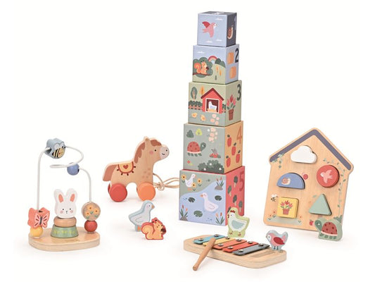 Spielba Holzspielwaren | Spielba Stapelturm, Spiel- und Lernbox