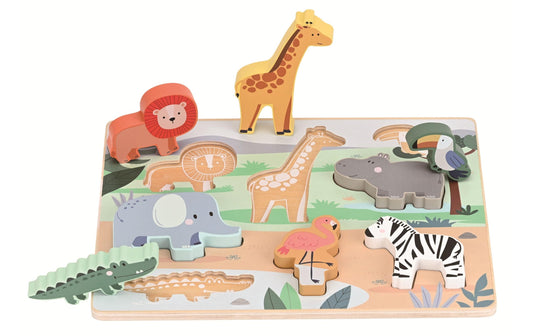 Spielba Holzspielwaren | Spielba Puzzle 3D Safari