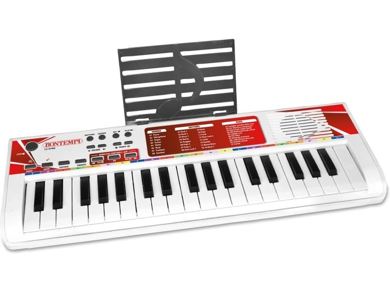 Bontempi | Elektronik-Keyboard mit 37 Tasten | weiss