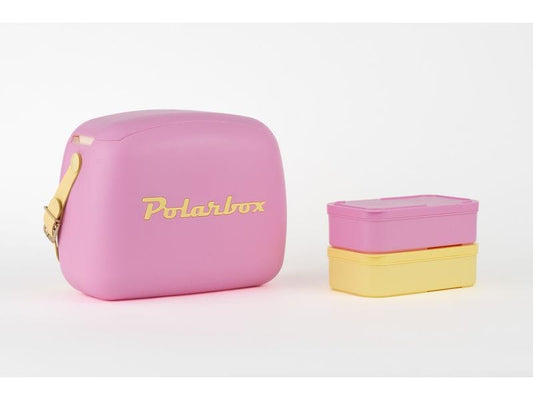 Polarbox | CoolerBag bubblegum pink-cyan 6l | inkl. 2 Frischhalte-Dosen