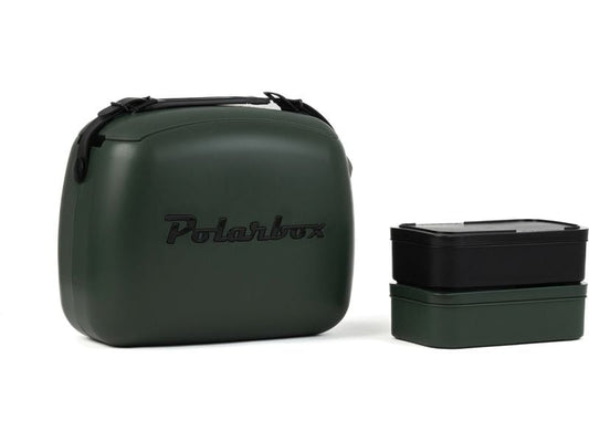 Polarbox | CoolerBag waldgrün-schwarz 6l | inkl. 2 Frischhalte-Dosen