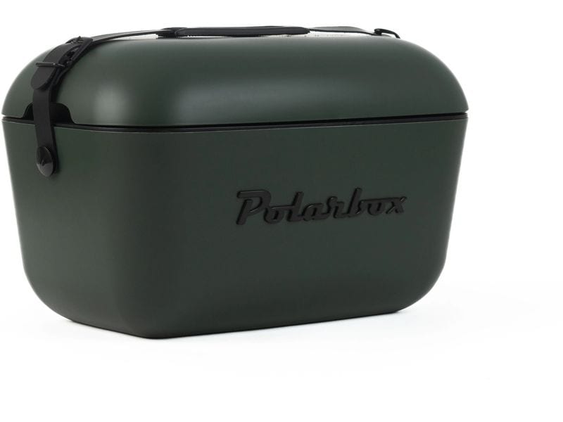 Polarbox | Retro Cooler | Waldgrün - Schwarz 20l