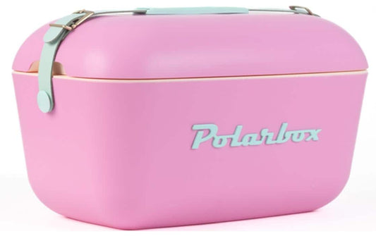 Polarbox | Retro Cooler | Bubblegum Pink - Cyan 20l