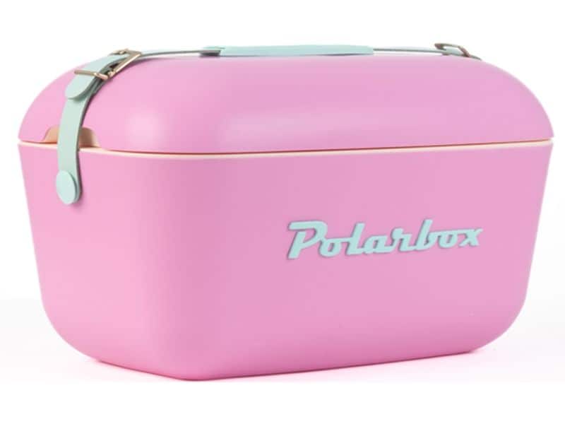Polarbox | Retro Cooler | Bubblegum Pink - Cyan 20l
