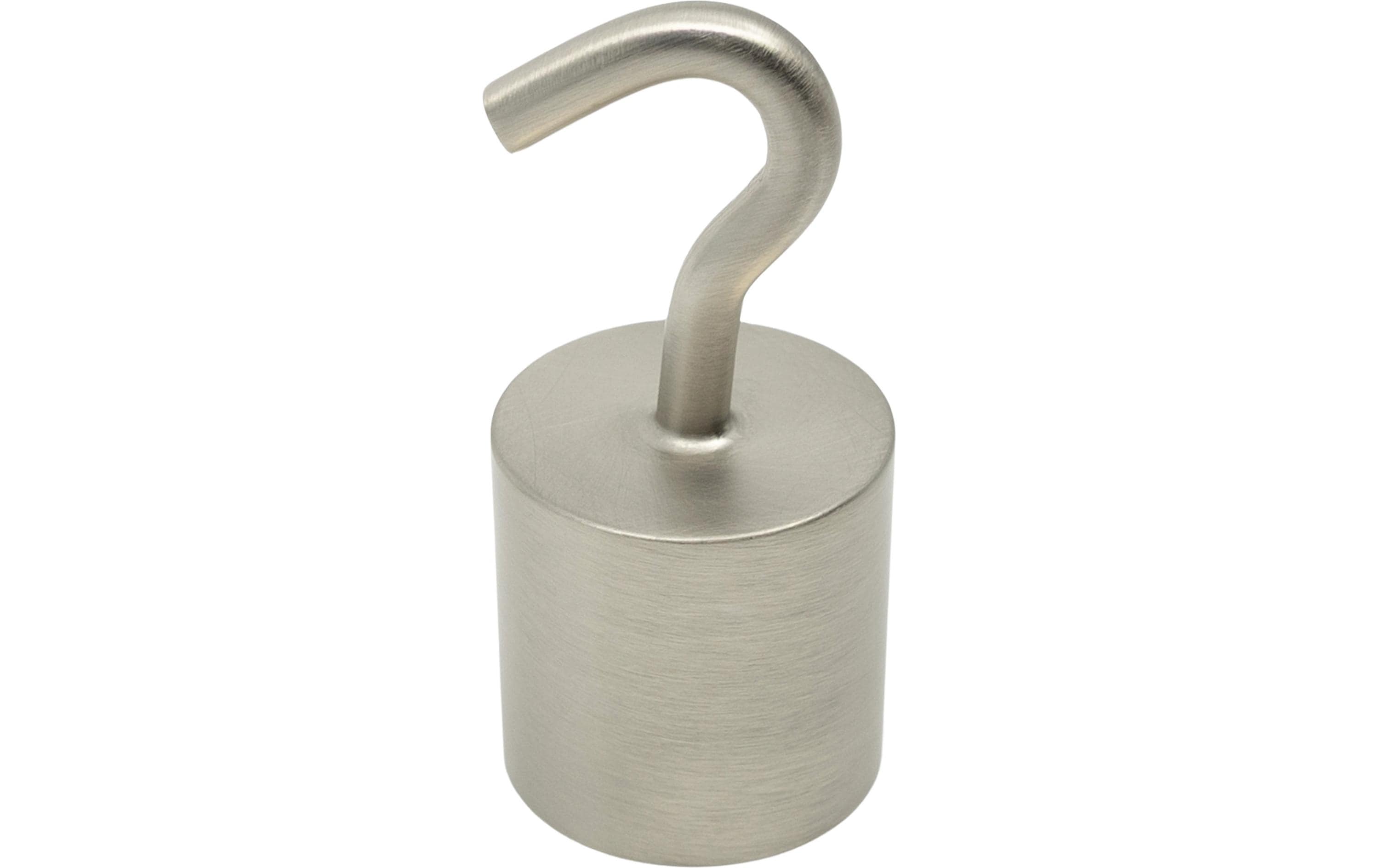 Seilendkappe/Haken 30mm Nickel matt