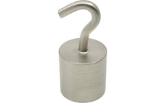 Seilendkappe/Haken 30mm Nickel matt