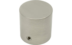 Seilendkappe 30mm Nickel matt