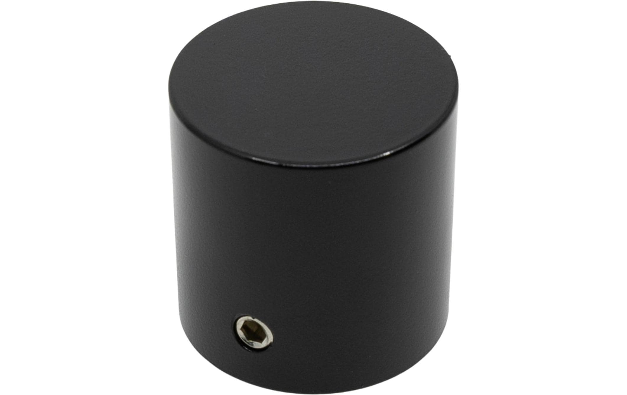 Seilendkappe 30mm schwarz matt
