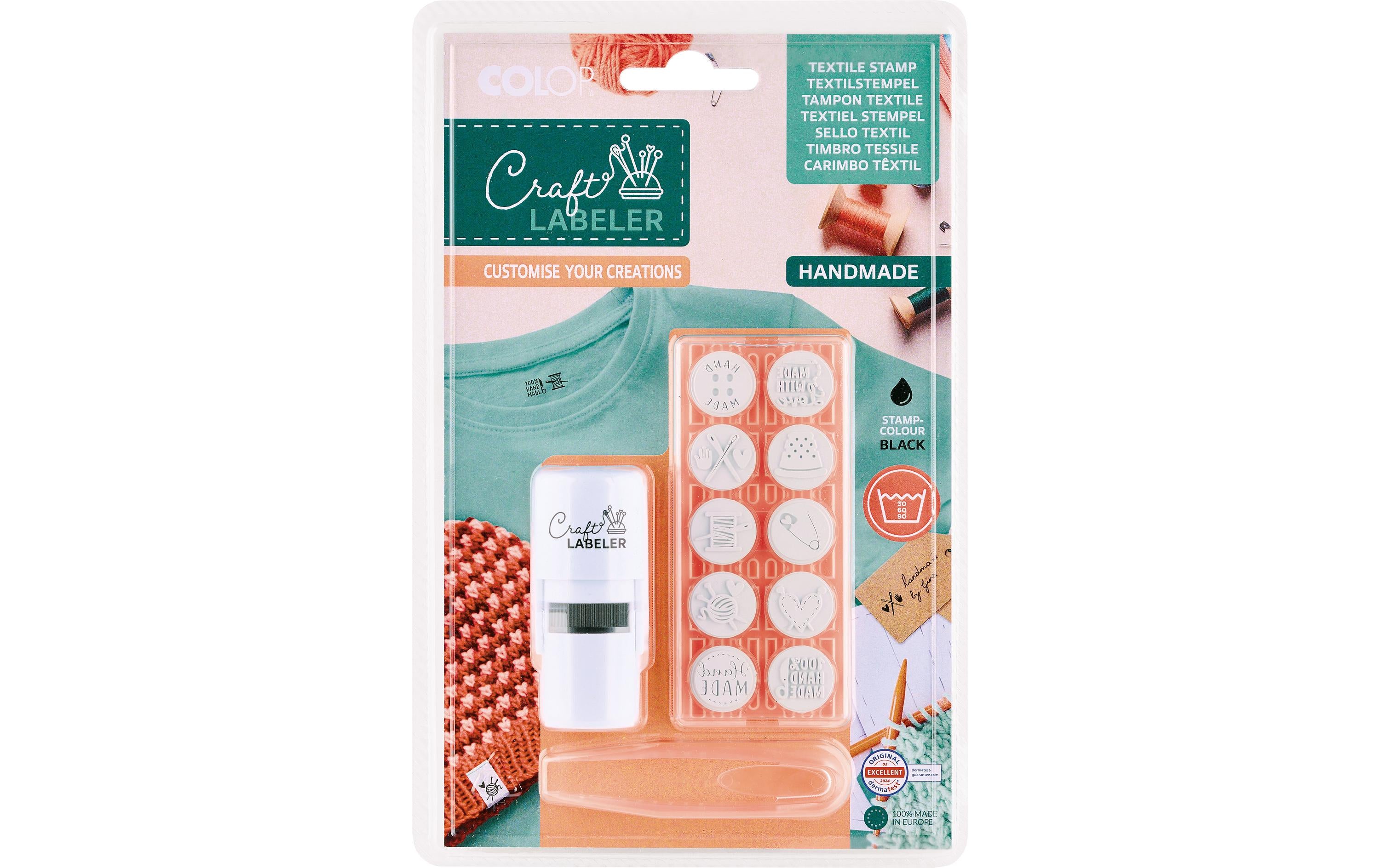 Colop Craft Textil Stempel Handmade