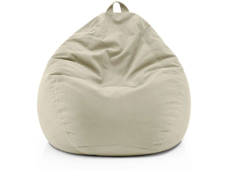 Lumaland | Sitzsack 315l beige Comfort | Feincord, Waschbar