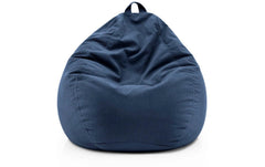Lumaland | Sitzsack 315l dunkelblau Comfort | Feincord, Waschbar