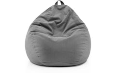 Lumaland | Sitzsack 315l grau Comfort | Feincord, Waschbar