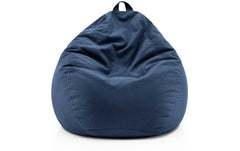 Lumaland | Sitzsack 250l dunkelblau Comfort | Feincord, Waschbar