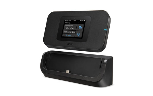 Acer | Connect M4D: Mobile 5G Hotspot | 5G/LTE 2.7Gbps, eSIM, WiFi-6, 4600mAh, 8GB