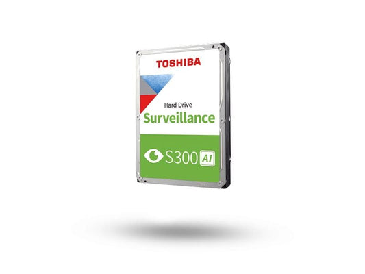 Toshiba | S300 AI Surveillance 10TB BULK | SATA 6GB/s, 24x7, 7200rpm, 512MB Cache,CMR