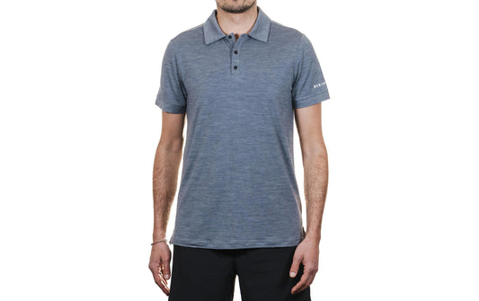 Merino & More | Poloshirt grau | Grösse S