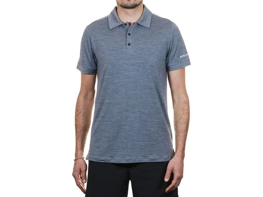 Merino & More | Poloshirt grau | Grösse L