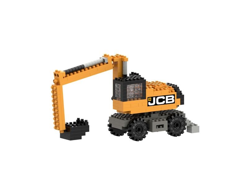 BRIXIES | JCB Wheeled Excavator | 268 bricks