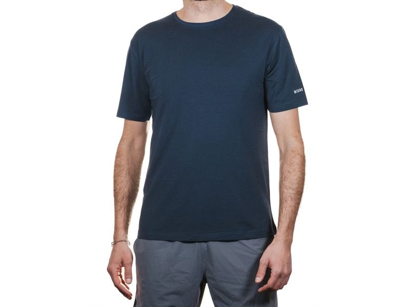Merino & More | T-Shirt blau | Grösse M