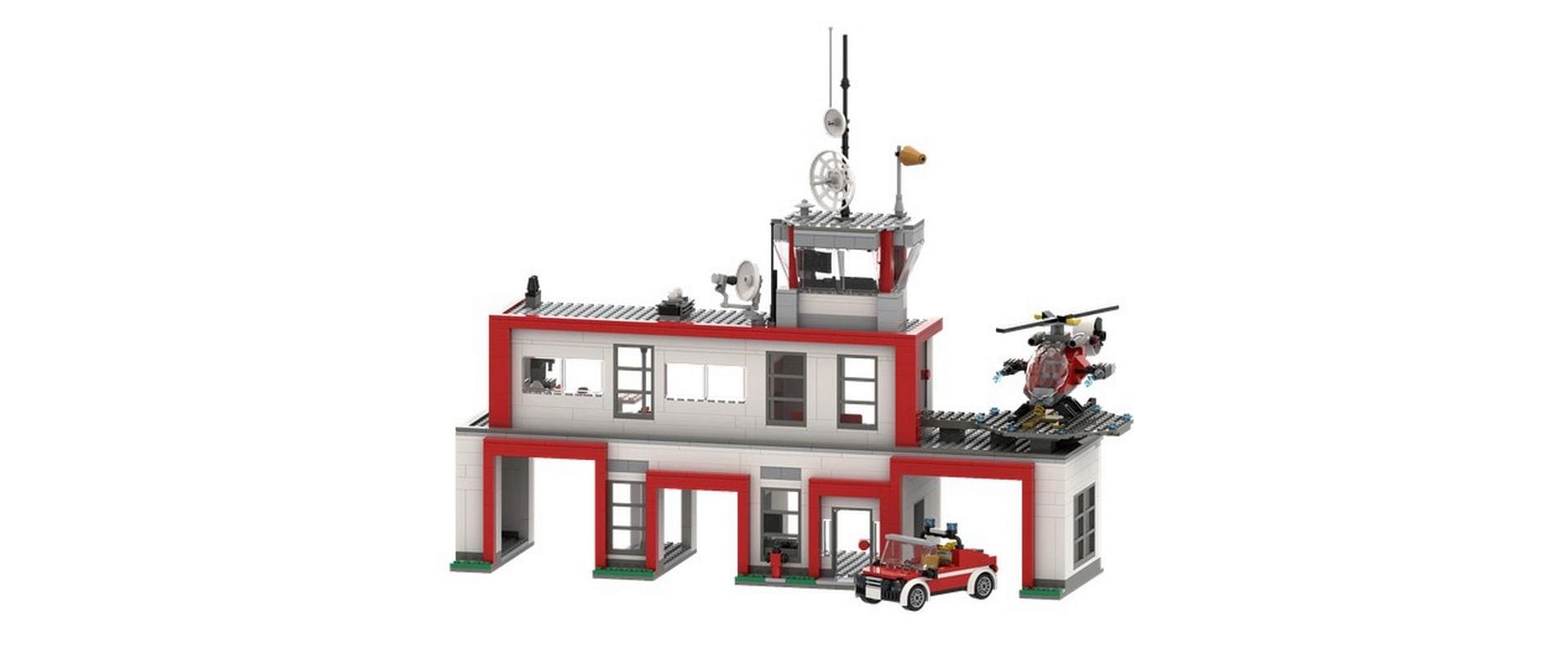 BRIXIES Plus Feuerwehr Station