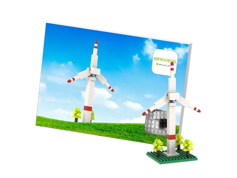 BRIXIES | Windrad | 98 bricks