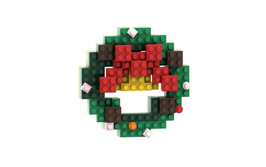 BRIXIES | Weihnachtskranz | 105 bricks