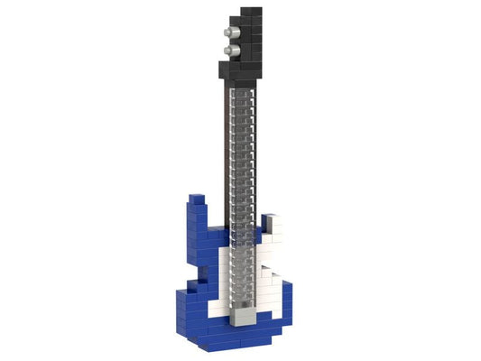 BRIXIES | E-Gitarre blau | 140 bricks
