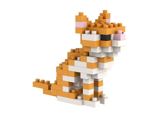 BRIXIES | Katze sitzend | 87 bricks