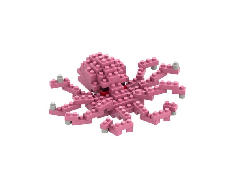 BRIXIES | Kleiner Oktopus | 91 bricks