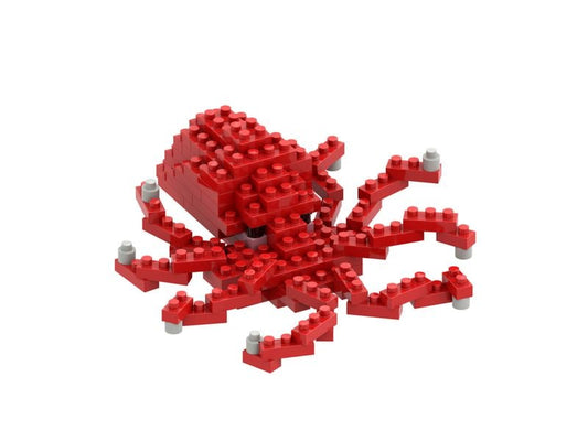 BRIXIES | Grosser Oktopus | 102 bricks