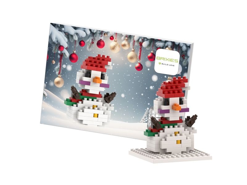 BRIXIES | Schneemann | 70 bricks