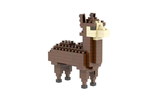 BRIXIES | Lama braun | 109 bricks