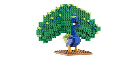 BRIXIES | Pfau | 146 bricks