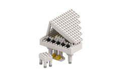 BRIXIES | Klavier (Flügel) weiss | 134 bricks