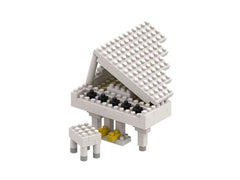 BRIXIES | Klavier (Flügel) weiss | 134 bricks