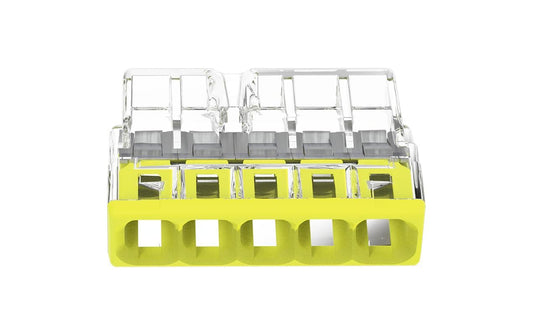 WAGO | Verbindungsklemme 5-fach | 20 Stück 5L 0.5…2.5mm² 24A 450V