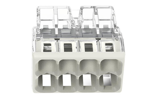 WAGO | Verbindungsklemme Compact 8-fach | 10 Stück 8L 0.5…2.5mm² 24A 450V