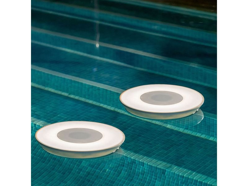 new Garden | Schwimmbadlautsprecher | Play Disk 40, kabellos